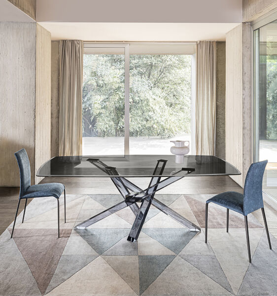 Tavolo da Pranzo Rotondo Allungabile – Modello Apollo – Top in Legno Bianco  - Arredi di Design