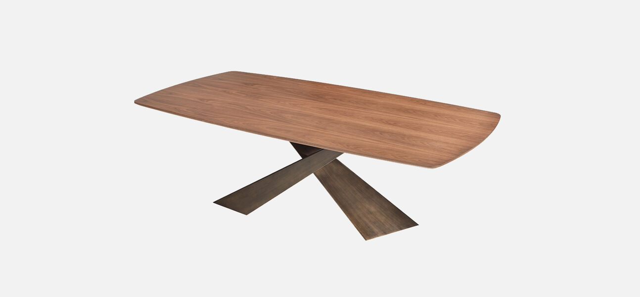 Tavolo con piano in legno Living - Riflessi